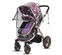 1pc PVC trasparente universale pieghevole pieghevole passeggino antipioggia parapolvere polvere scudo vento passeggino accessorio finestra design cerniera