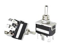1PC R13-29K (ON)-OFF-(ON) Double reset rebound 6pin, 3 gears 10A250V 15A125V M12 Rocker arm switch