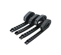 1pc R28 R38 R48 15x15 15x20 15x30 15x40 Catene portacavi Tipo a ponte Semi-chiuso in plastica Towline L 1m for Router CNC(48MM,15X40 MM_SEMI-ENCLOSED)