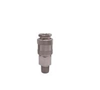1PC Raccordo Pneumatico Standard Europeo EU Euro Tipo 1/4 3/8 1/2 Filettatura Maschio Attacco Rapido Connettore Accoppiatore for Compressore D'aria(SM03)