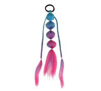 1PC Ragazze Treccia Dolce Legami for Capelli Colori Sfumati Twist Treccia Parrucca Fasce for Capelli for Feste e Uso Quotidiano(Blue pink)