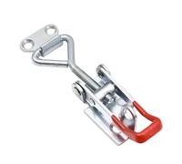 1Pc Regolabile Toggle Chiusure Morsetto Metallo Acciaio Tirare Hasp Rilascio Rapido Strumento Mano Toggle Morsetto Durevole Metallo Acciaio Pull Hasp