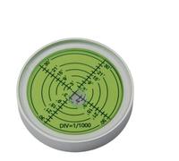 1pc Resistenza alle alte temperature Bolla orizzontale ad alta precisione da 85 ° Bolla circolare universale a 3 punti in metallo 6010