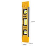 1PC Righello di livello ad alta precisione Forte magnetico 3 Misuratore di livello a bolla Mini inclinometro Strumento di misurazione del livello