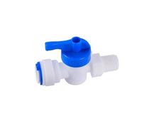 1PC RO Acqua Dritto Valvola a sfera di Plastica 1/4 "3/8" OD Tubo Quick Connect 1/4 "3/8" maschio 1/2 "Femmina Osmosi Inversa Acquario Raccordo(3I8-3I8 BSP Male)