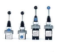 1PC Rocker Joystick Controller Auto-reset Rotary Cross per interruttore a levetta 2NO/4NO con diverse opzioni di bloccaggio e posizione per uso elettrico (2 posizioni di blocco)
