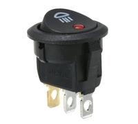 1PC Rotondo Interruttore A Bilanciere 12V 20A Rotondo Interruttore A Levetta 12 Volt DC Illuminato 3 Spille 2 Vie Interruttore SPST for settore automobilistico for Auto for Barca
