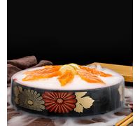 1pc rotondo piastra di pesce piatto di stoccaggio piastra di stoccaggio