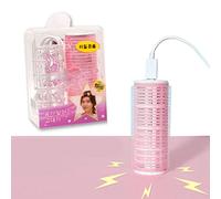 1PC Rulli per capelli in plastica ricaricabile Usb riscaldato Bigodino per capelli Frangia Rullo autoadesivo Magic Curling Strumento per lo styling per tutti i tipi