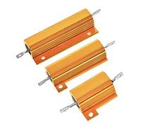 1pc RX24 100W 2R 2RJ 100 Watt Guscio in metallo Resistenza in alluminio oro Resistenza dissipatore di calore ad alta potenza 2 Ohm AMNzOgOdL