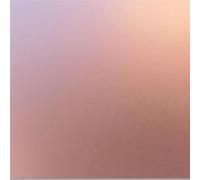 1pc Sand Blasted Brushed Satin Aluminum Engraving Blanks 1mm Thick 100x100mm Anodized Aluminum Sheet for Business Cards(Rose Gold)