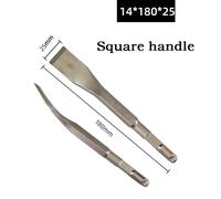 1PC Scalpello Bit Quadrato/Rotondo Manico Gambo for Elettrico Hammer 45 # Carbon
