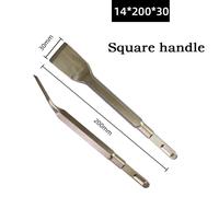 1PC Scalpello Bit Quadrato/Rotondo Manico Gambo for Elettrico Hammer 45 # Carbon