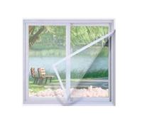 1pc Schermo for Finestra Bianco Rete for Bordi Netti E Riutilizzabile Installazione Anti-zanzara In Fibra Di Vetro(Width 55cm,Length 145cm)