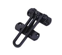 1PC serratura di sicurezza for porta solida e spessa, for a battente for casa/hotel/fermaporta rinforzato, fibbia for con lucchetto antifurto(schwarz)