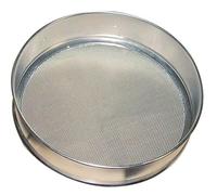1PC Setaccio da prova diametro 20 cm, da 10 maglie a 200 maglie, rete in acciaio inox, corpo cromato, setaccio di prova standard, setaccio da laboratorio(10 mesh(2mm))