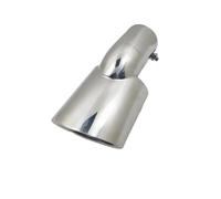 1Pc Silenziatore Posteriore Di Scarico In Acciaio Inossidabile Adatto Per FIT Cruze Decima Generazione Per CIVIC Terminale Scarico Auto(Argento)
