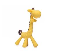 1PC Silicone Giraffa Animale Giocattolo Appena Nato Bambini Cura Regalo OrganicoAccessori-Giraffa4
