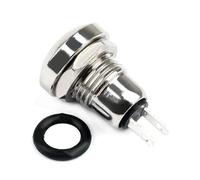 1PC Silver point 8 mm small round metal push button switch since the reset Power start The doorbell to open