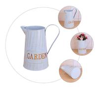 1Pc Simple Home Flowerpot Decorative Garden Planter Chic Flower Vase White