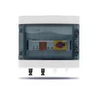 1pc Solar photovoltaic PV Combiner Box With Protection 2 input 1 out DC 1000V Fuse MCB SPD 12ways
