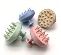 1pc Spazzola per shampoo in silicone Spazzola per massaggio del corpo Spazzola per vasca da bagno Spazzola per doccia Strumento per parrucchiere Pettine per massaggio del cuoio capelluto Pettine per
