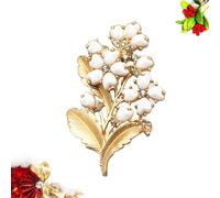 1pc spilla a forma di fiore elegante spilla retrò lega creativa maglione spilla