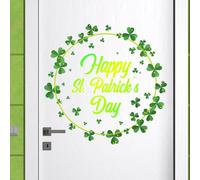1pc squisito adesivo murale felice. Patrick's Day Window Trefoil Sticker
