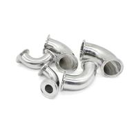 1PC SS304 316L Stainless Steel Three-clip 90 Degree Elbow 3/4 "1" 2 "4" OD 19/25/38/51/108 Ferrule 50.5 64 77.5 119mm(57mm Ferrule 77.5,SS316L)