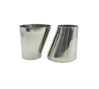 1PC SS304 Stainless Steel 89mm to 38mm Butt Welded Eccentric Reducer Pipe Fittings