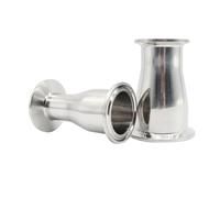 1PC SS304 Stainless Steel Ferrule OD102mm to 38mm Reducer TC 119 to TC 50.5 Concentric Pipe Fitting Tri Clamp