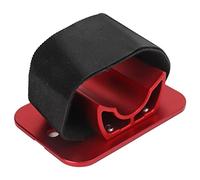 1Pc Staffa per Ruota Posteriore per Bici da Tetto in Lega di Alluminio Antiruggine per il Trasporto di Biciclette su Portapacchi per Auto, Fissaggio delle Ruote Posteriori delle Biciclette(Rosso)