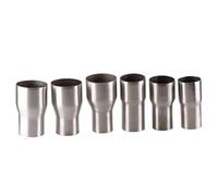 1pc Stainless Steel 51MM-57MM Car Exhaust Reducer Connector Pipe Tube Adapter Intake Pipe Connection Joint CR1017 HMCOCOOFM