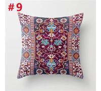1PC Stampa Floreale Cuscino Quadrato Custodia Etnico Cover Divano Arredo Casa