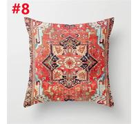 1PC Stampa Floreale Cuscino Quadrato Custodia Etnico Cover Divano Arredo Casa