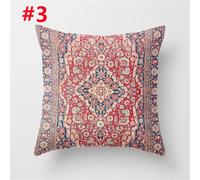1PC Stampa Floreale Cuscino Quadrato Custodia Etnico Cover Divano Arredo Casa