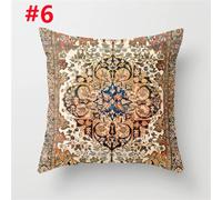 1PC Stampa Floreale Cuscino Quadrato Custodia Etnico Cover Divano Arredo Casa