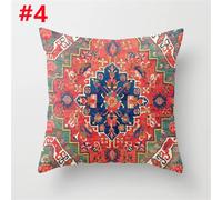1PC Stampa Floreale Cuscino Quadrato Custodia Etnico Cover Divano Arredo Casa