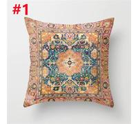 1PC Stampa Floreale Cuscino Quadrato Custodia Etnico Cover Divano Arredo Casa