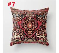 1PC Stampa Floreale Cuscino Quadrato Custodia Etnico Cover Divano Arredo Casa