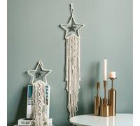 1PC Star Dream Catcher Handmade Nappa Appeso A Parete Arazzo Ornamento