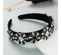 1PC Strass Barocco Fascia Corona Cristallo Decorato con Gioielli Fascia Capelli
