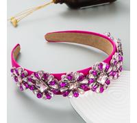 1PC Strass Barocco Fascia Corona Cristallo Decorato con Gioielli Fascia Capelli