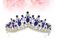 1PC strass corona grande copricapo da sposa in lega copricapo corona elegante