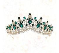 1PC strass corona grande copricapo da sposa in lega copricapo corona elegante