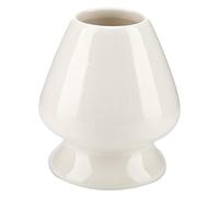 1Pc Supporto per frusta Matcha Supporto in ceramica per bambù Matcha Chasen per frusta in ceramica a colori per set da tè Accessori (3, 1 * 2, 8 * 2, 8 pollici)(bianca)