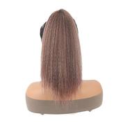 1pc Synthetic Hair For Ladies 12-inch Lady Large Grip Jacque Silk Ponytail Double Row 8-tooth For Solid Invisibility(PY205-4-27-613-BUG)