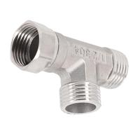 1PC T-Adattatore Valvola 3 Vie Deviatore Valvola a Forma di T Convertitore for Deviatore Bagno Wc/Bidet Spruzzatore Soffione doccia/G1/2 Raccordi for Tubi