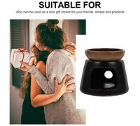 1pc Tè riscaldatore di candela in ceramica Stand a forma di teiera Base Base