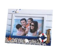 1pc Tema Mediterraneo Tema Frame di legno Frame creativo Piccole foto